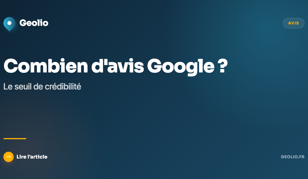 Combien d&rsquo;avis Google faut-il pour être crédible quand on est artisan ?