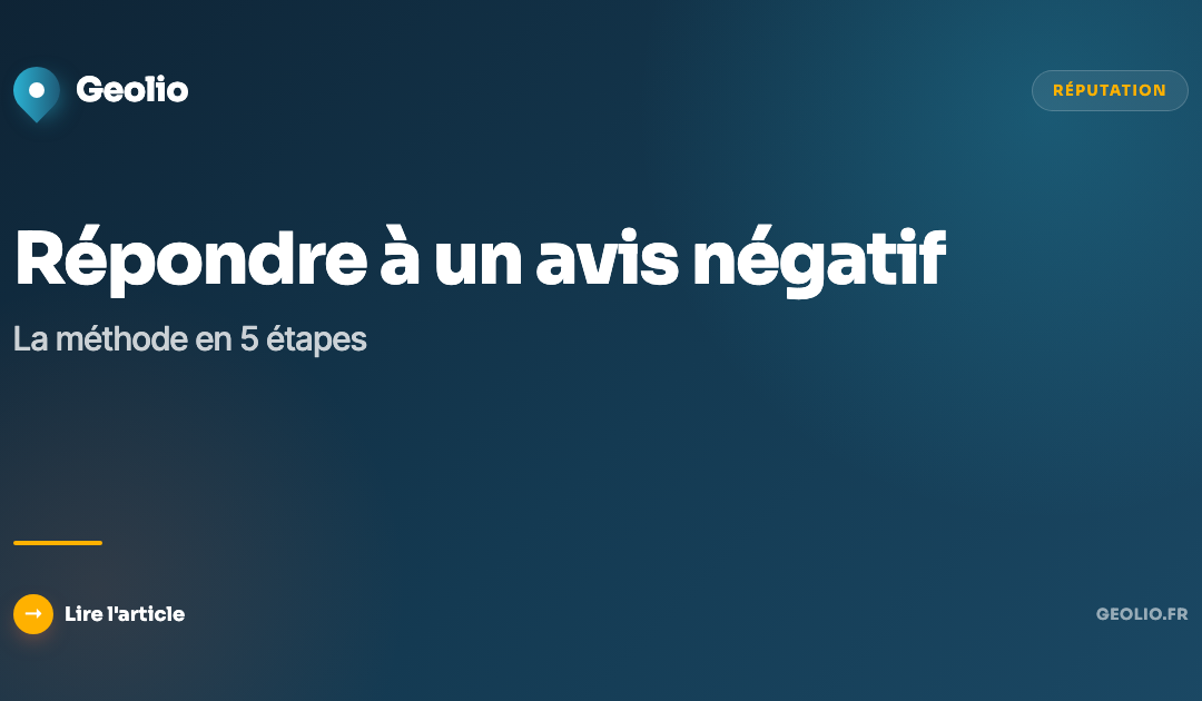 Comment répondre à un avis négatif sur Google quand on est artisan